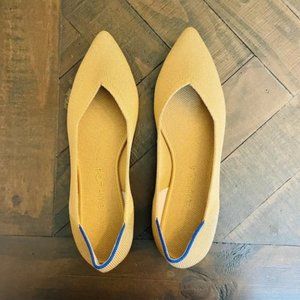 BRAND NEW Rothy's The Point Camel Flats Sz.8